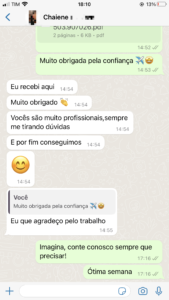 Resultado de indenização de voo cancelado - Cliente Chaiene