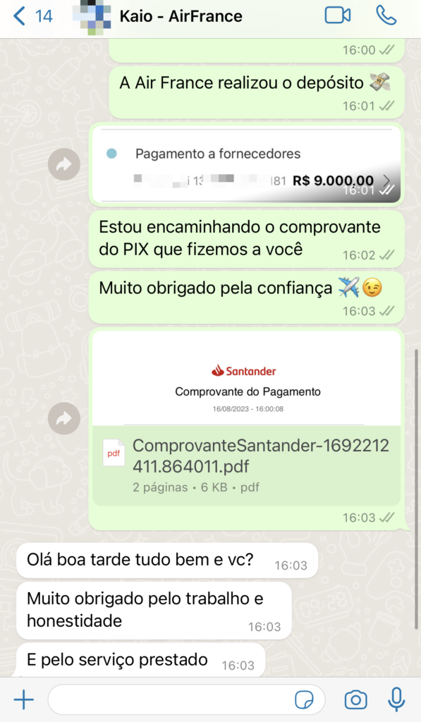 passageiro compensado - print de resultado comprovado - Kaio